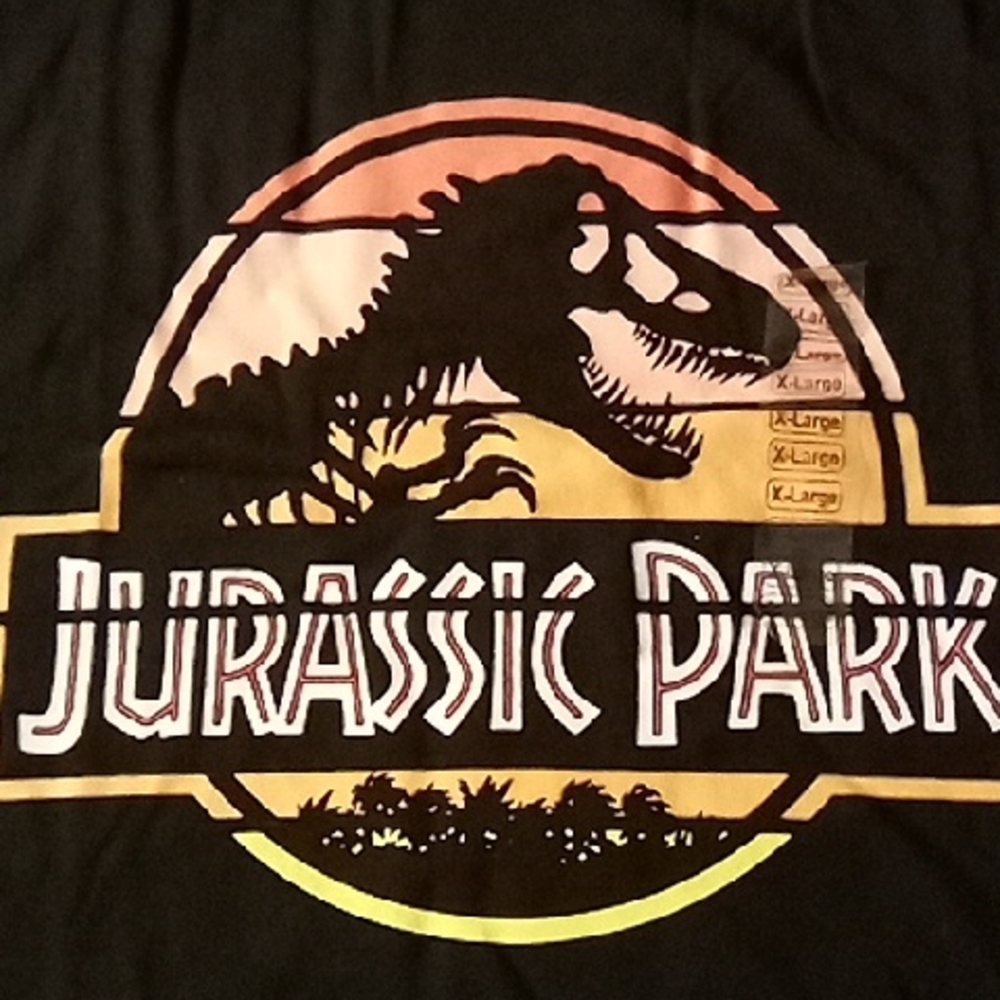 Jurassic Park Black Graphic Tee
